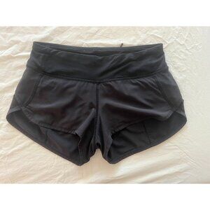 Lululemon Black Speed Up Shorts
